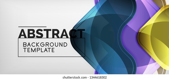 Shiny glossy arrows background, clean modern geometric design, futuristic composition, vector illustration