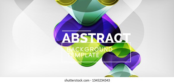 Shiny glossy arrows background, clean modern geometric design, futuristic composition, vector illustration