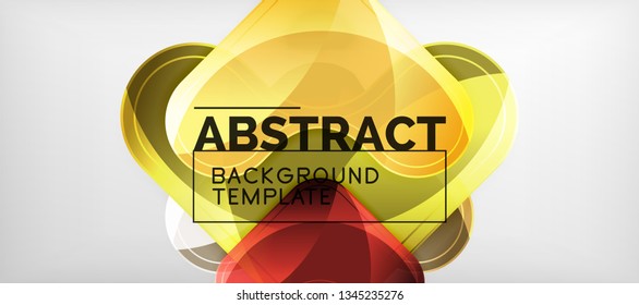 Shiny glossy arrows background, clean modern geometric design, futuristic composition, vector illustration