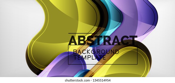 Shiny glossy arrows background, clean modern geometric design, futuristic composition, vector illustration