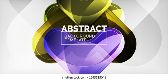 Shiny glossy arrows background, clean modern geometric design, futuristic composition, vector illustration