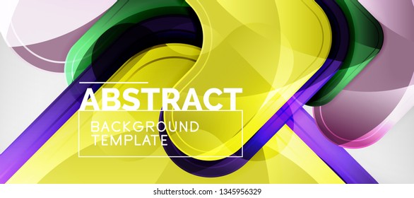 Shiny glossy arrows background, clean modern geometric design, futuristic composition, vector illustration