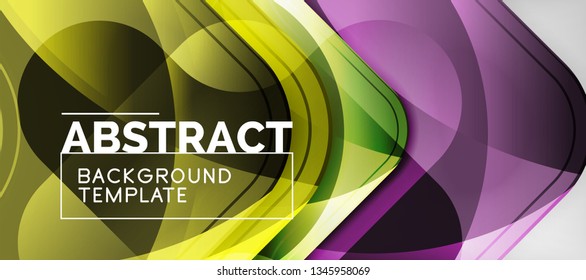 Shiny glossy arrows background, clean modern geometric design, futuristic composition, vector illustration