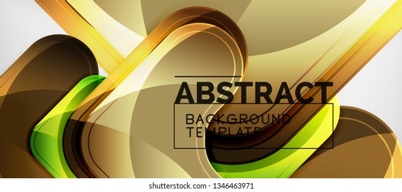 Shiny glossy arrows background, clean modern geometric design, futuristic composition, vector illustration