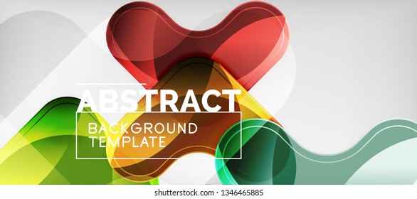 Shiny glossy arrows background, clean modern geometric design, futuristic composition, vector illustration