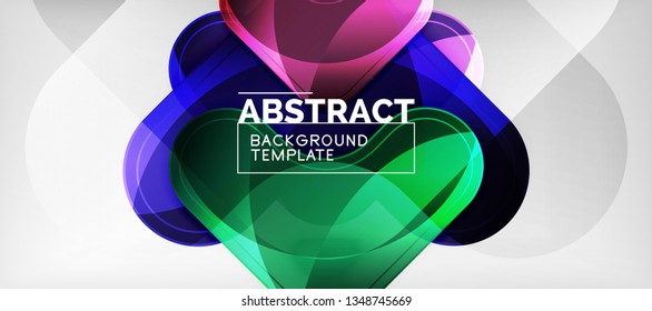 Shiny glossy arrows background, clean modern geometric design, futuristic composition, vector illustration