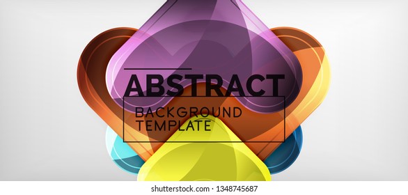 Shiny glossy arrows background, clean modern geometric design, futuristic composition, vector illustration