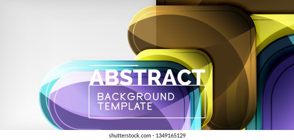 Shiny glossy arrows background, clean modern geometric design, futuristic composition, vector illustration