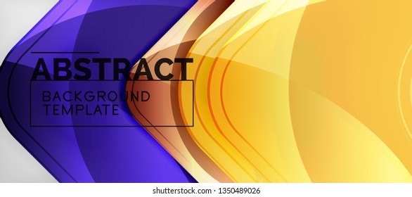 Shiny glossy arrows background, clean modern geometric design, futuristic composition, vector illustration