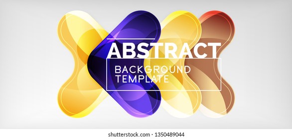 Shiny glossy arrows background, clean modern geometric design, futuristic composition, vector illustration