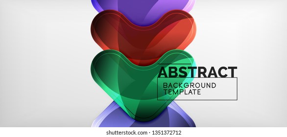 Shiny glossy arrows background, clean modern geometric design, futuristic composition, vector illustration