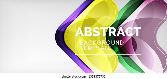 Shiny glossy arrows background, clean modern geometric design, futuristic composition, vector illustration