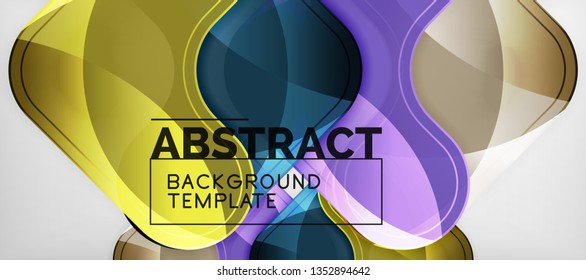 Shiny glossy arrows background, clean modern geometric design, futuristic composition, vector illustration