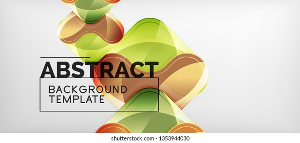 Shiny glossy arrows background, clean modern geometric design, futuristic composition, vector illustration