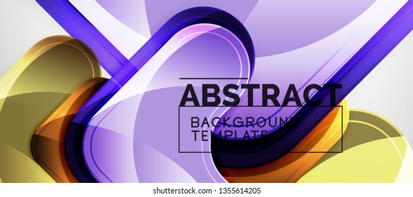 Shiny glossy arrows background, clean modern geometric design, futuristic composition, vector illustration