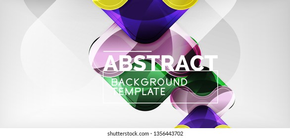 Shiny glossy arrows background, clean modern geometric design, futuristic composition, vector illustration