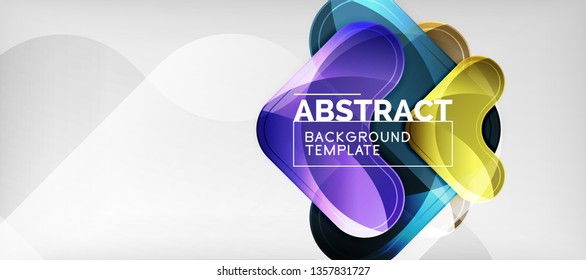 Shiny glossy arrows background, clean modern geometric design, futuristic composition, vector illustration