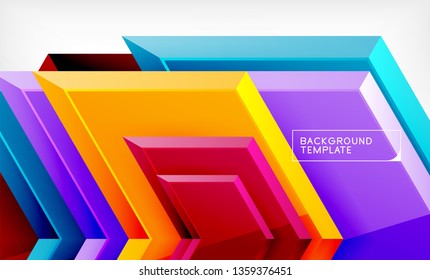 Fondo brillante brillante brillante, diseño geométrico moderno limpio, composición futurista, ilustración vectorial