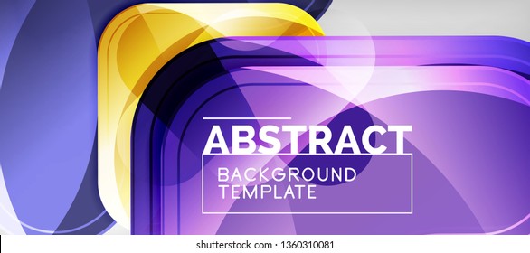 Shiny glossy arrows background, clean modern geometric design, futuristic composition, vector illustration