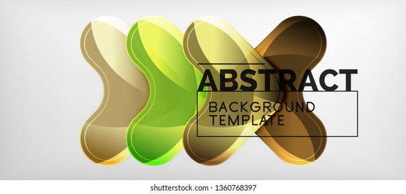 Shiny glossy arrows background, clean modern geometric design, futuristic composition, vector illustration