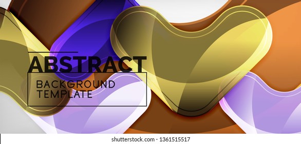 Fondo brillante brillante brillante, diseño geométrico moderno limpio, composición futurista, ilustración vectorial
