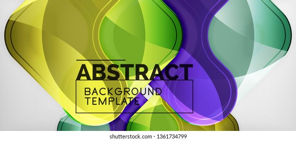 Fondo brillante brillante brillante, diseño geométrico moderno limpio, composición futurista, ilustración vectorial
