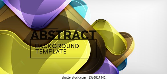 Shiny glossy arrows background, clean modern geometric design, futuristic composition, vector illustration