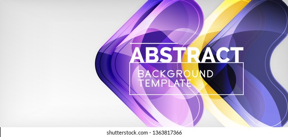 Shiny glossy arrows background, clean modern geometric design, futuristic composition, vector illustration