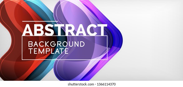 Shiny glossy arrows background, clean modern geometric design, futuristic composition, vector illustration
