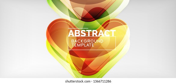 Shiny glossy arrows background, clean modern geometric design, futuristic composition, vector illustration