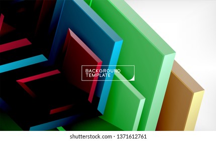 Shiny glossy arrows background, clean modern geometric design, futuristic composition, vector illustration
