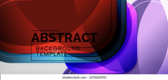 Fondo brillante brillante brillante, diseño geométrico moderno limpio, composición futurista, ilustración vectorial