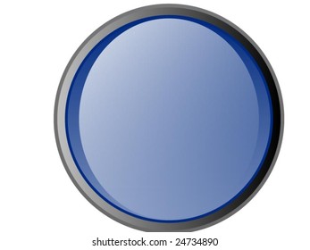 Shiny glossy button vector illustration
