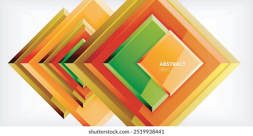 Fondo brillante de diseño cuadrado metálico o plástico brillante. Ilustración vectorial para el Fondo de pantalla, Anuncio, fondo, tarjeta, ilustración del libro, landing page