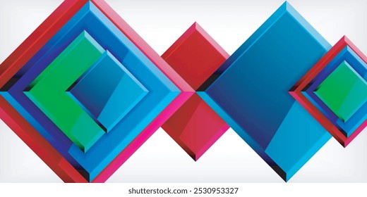 Plano de fundo brilhante brilhante quadrado metálico ou plástico. Ilustração vetorial para papel de parede, banner, plano de fundo, cartão, ilustração de livro, página inicial