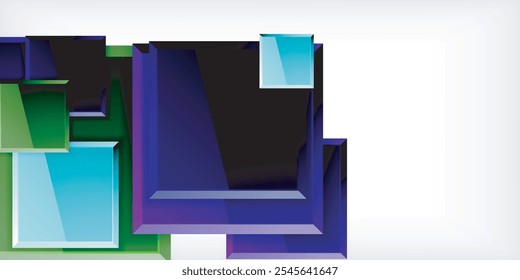 Plano de fundo brilhante brilhante quadrado metálico ou plástico. Ilustração vetorial para papel de parede, banner, plano de fundo, cartão, ilustração de livro, página inicial