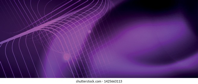 Shiny glowing design background, neon style lines, technology concept