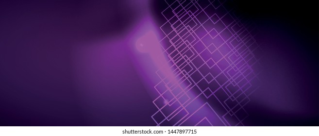 Fondo brillante de diseño, líneas de estilo neón, concepto de tecnología