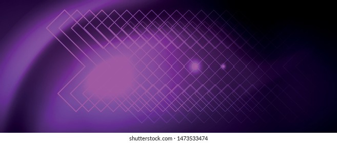 Shiny glowing design background, neon style lines, technology concept