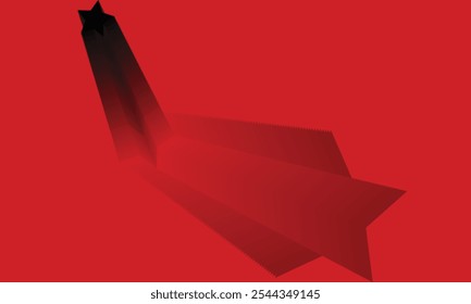 Shiny Glowing Effects Abstract background design Dark Strong Red Color.