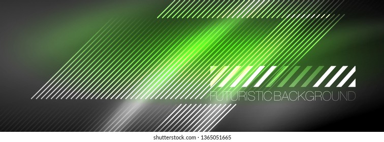 Shiny glowing lights neon color design background, vector