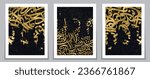 Shiny Gold Arabic Calligraphy Background Vector Design Without SPESIFIC MEANING IN ENGLISH. For Decoration, Wallpaper, Banner, Illustration, Cover And Greeting Card