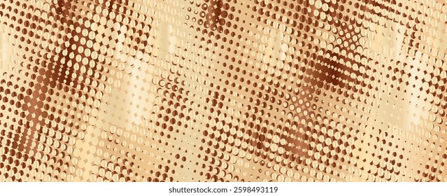 Shiny gold foil glitter metal sheet wall with rough surface, abstract texture background