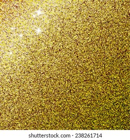 Shiny gold glam texture. Vector background illustration.