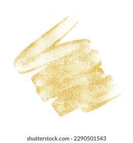 Elemento de diseño brillante dorado. Ropa dorada ondulada.