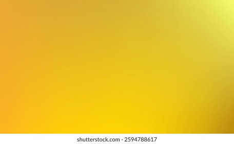 Shiny gold gradient vector background in bright colors combination and smooth transition. Vector illustration.