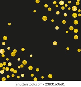 Shiny Gold Template. Scandinavian Stardust. Golden Dream Print. Marriage Particles. Yellow Branding Design. Handdrawn Wallpaper. Celebration Frame. Yellow Shiny Gold Template