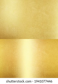 Glanzgold Texturpapiere, Folien oder Metall.