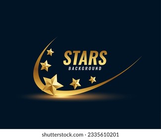 shiny golden star background for quality rating design vector