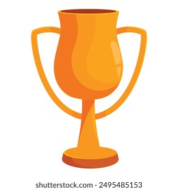 Brillante copa de trofeo dorado que representa la victoria y el logro en una competencia